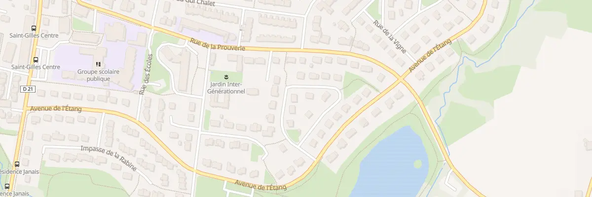 Plan du 6 Rue des Archers à Saint-Gilles
