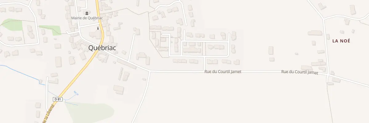 Plan du 66 Rue du Courtil Noë à Québriac