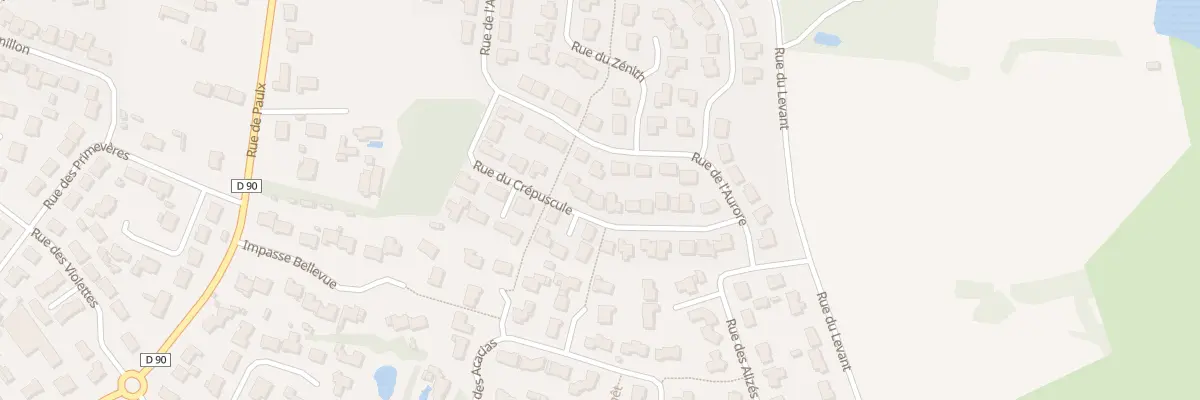 Plan du 13 Rue du crépuscule à La Garnache