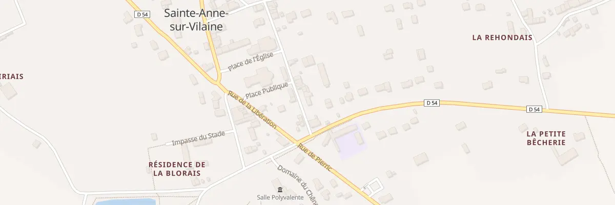 Plan du 2 Rue de la Mairie à Sainte-Anne-sur-Vilaine