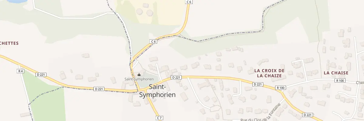 Plan du 20 Rue d’Armorique à Saint-Symphorien