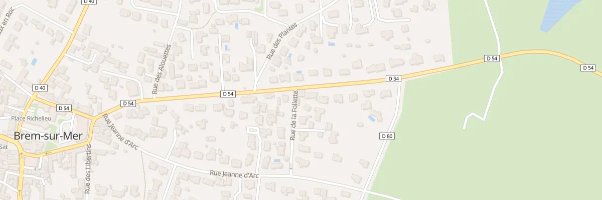 Plan du 35 Rue Mal de Lattre de Tassigny à Brem-sur-Mer