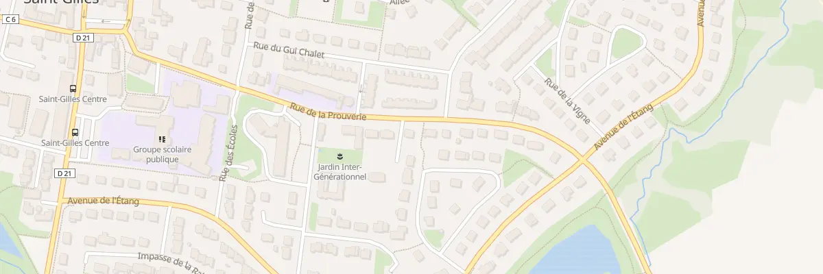 Plan du 12 Rue de la Prouverie à Saint-Gilles