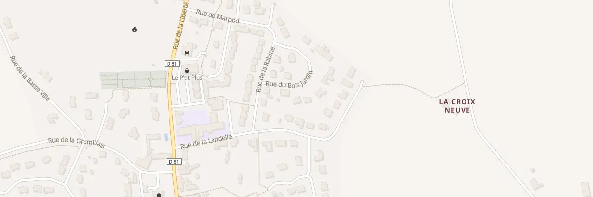 Plan du 4 Rue du Bois Jardin à Québriac
