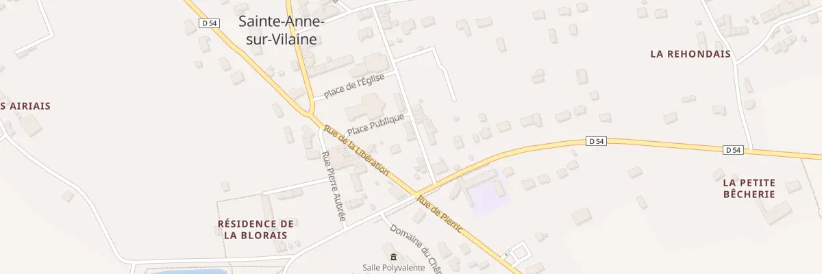 Plan du 3 Rue de la Mairie à Sainte-Anne-sur-Vilaine