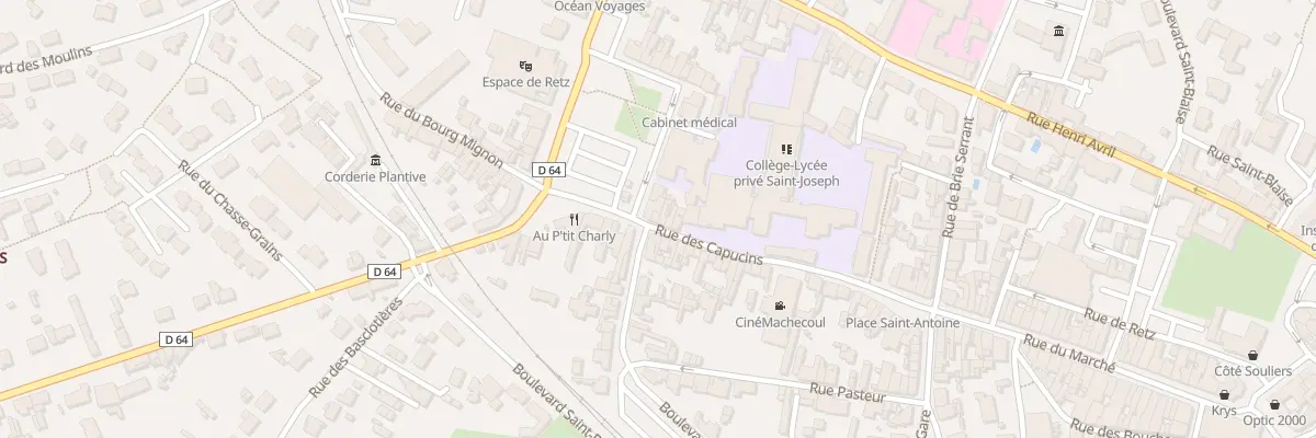 Plan du 30 Rue des Capucins à Machecoul-Saint-Même