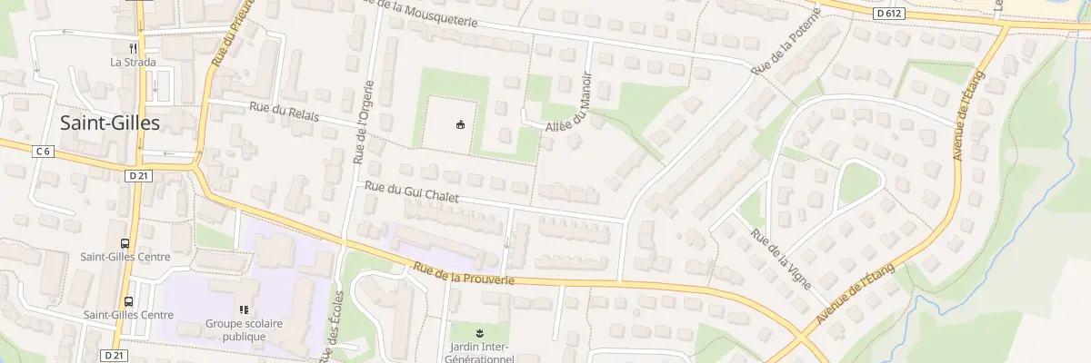 Plan du 13 Rue du Gui Chalet à Saint-Gilles