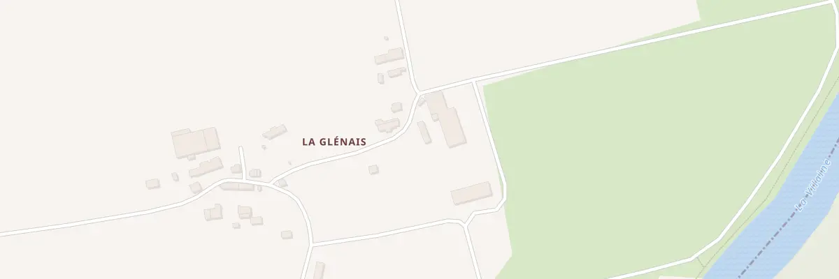 Plan du 4 La Glenais à Langon