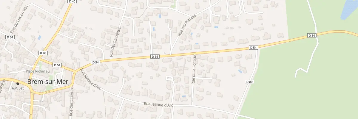 Plan du 31 Rue Mal de Lattre de Tassigny à Brem-sur-Mer