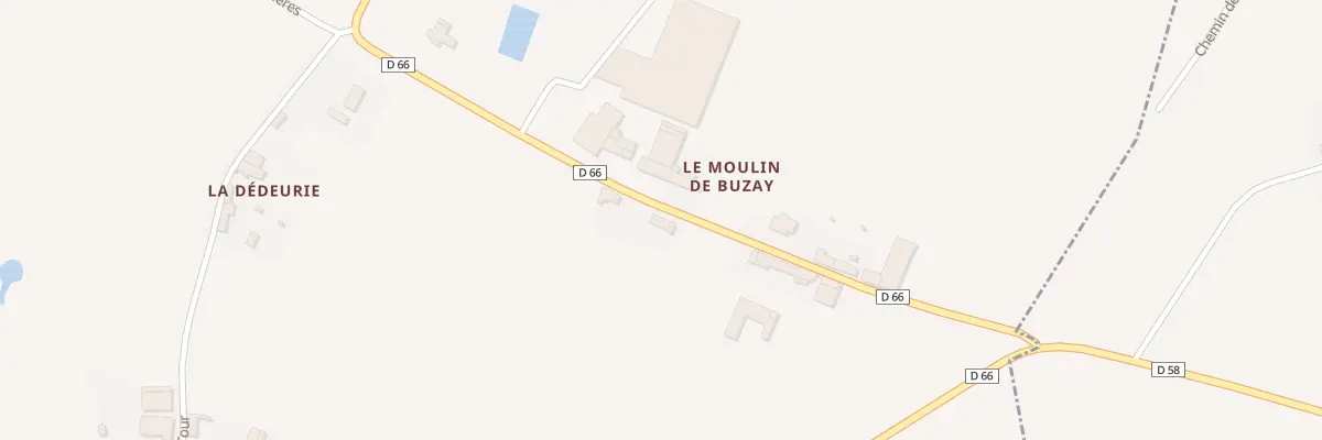 Plan du 4 Le Moulin de Buzay à Rouans