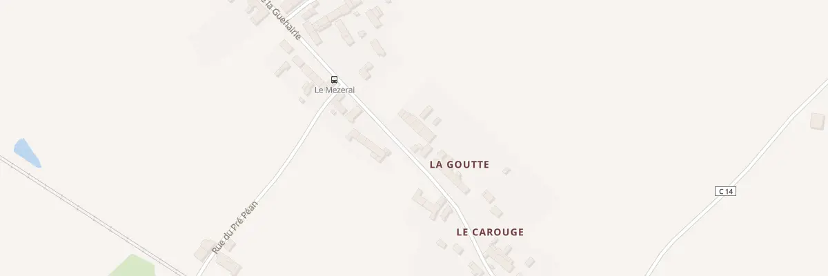 Plan du 13 Rue du Carouge à La Fresnais