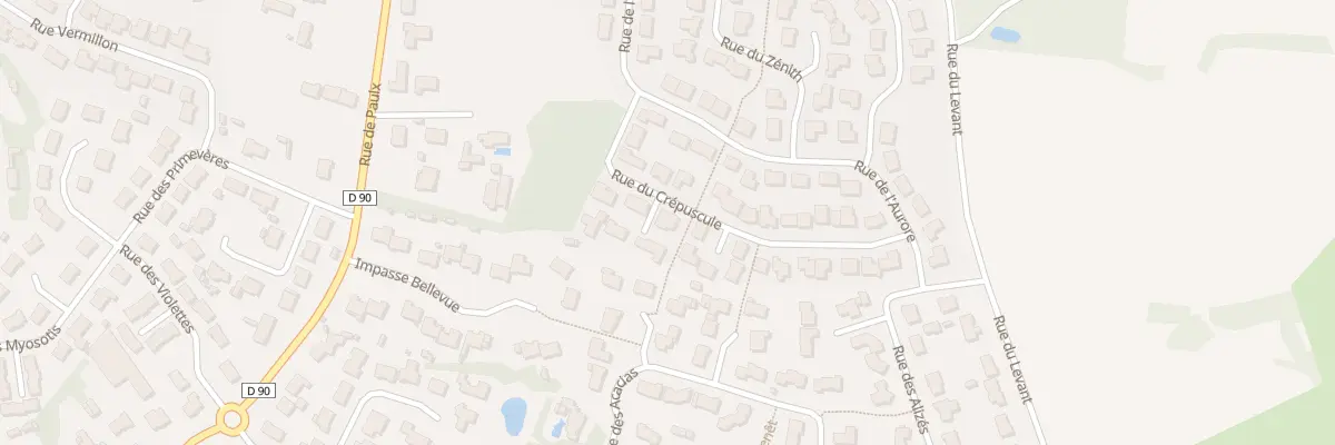 Plan du 12 Rue du crépuscule à La Garnache