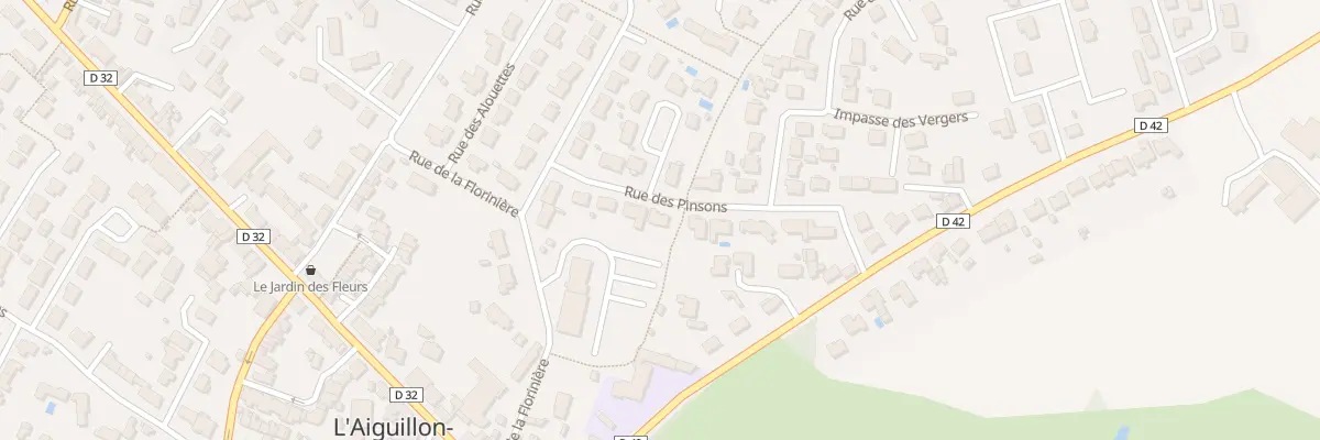 Plan du 8 Rue des pinsons à L’Aiguillon-sur-Vie