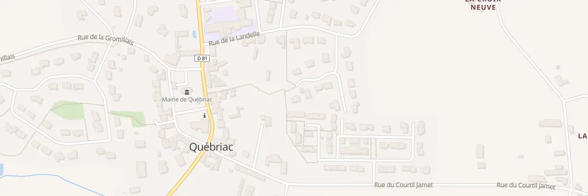 Plan du 8 Rue du Clos de la Rabine à Québriac