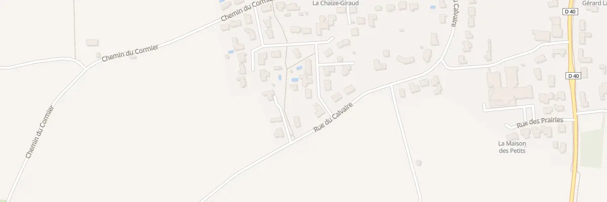 Plan du 13 Rue des aubépines à La Chaize-Giraud