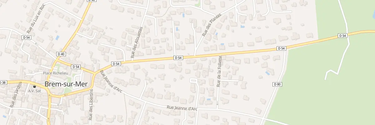 Plan du 27 Rue Mal de Lattre de Tassigny à Brem-sur-Mer