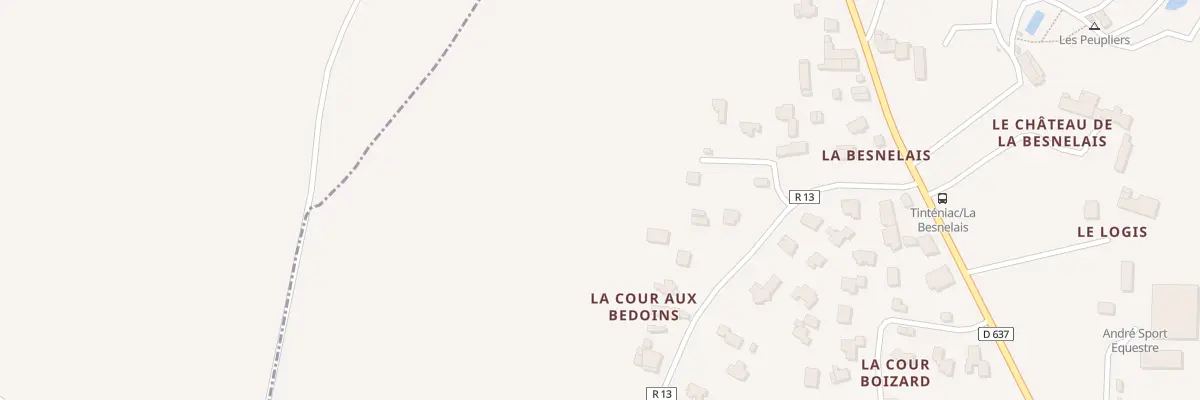 Plan du 5688 La Besnelais à Tinténiac