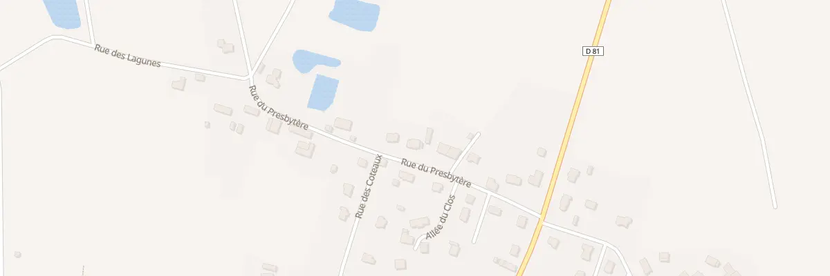 Plan du 12 Rue du Presbytère à La Chapelle-aux-Filtzméens