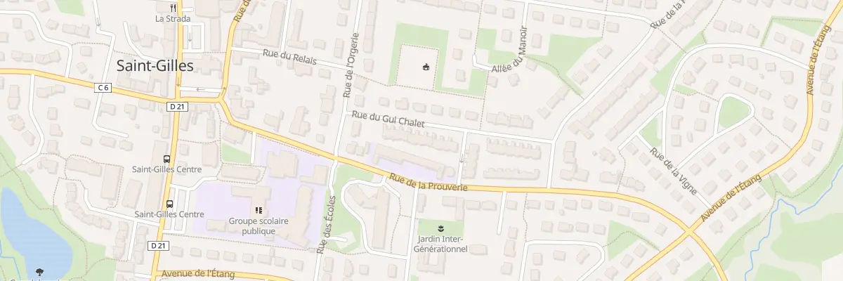 Plan du 12 Rue du Gui Chalet à Saint-Gilles