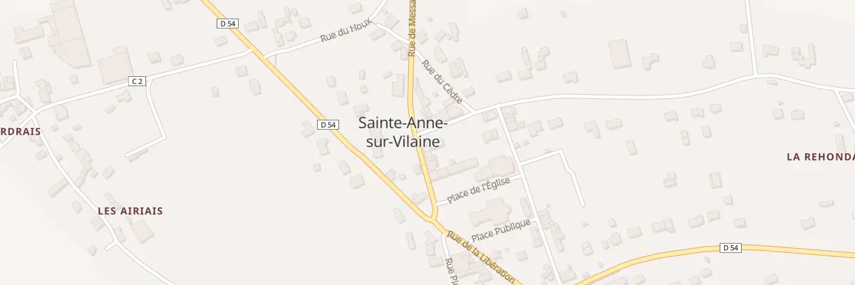 Plan du 10 Rue de Messac à Sainte-Anne-sur-Vilaine