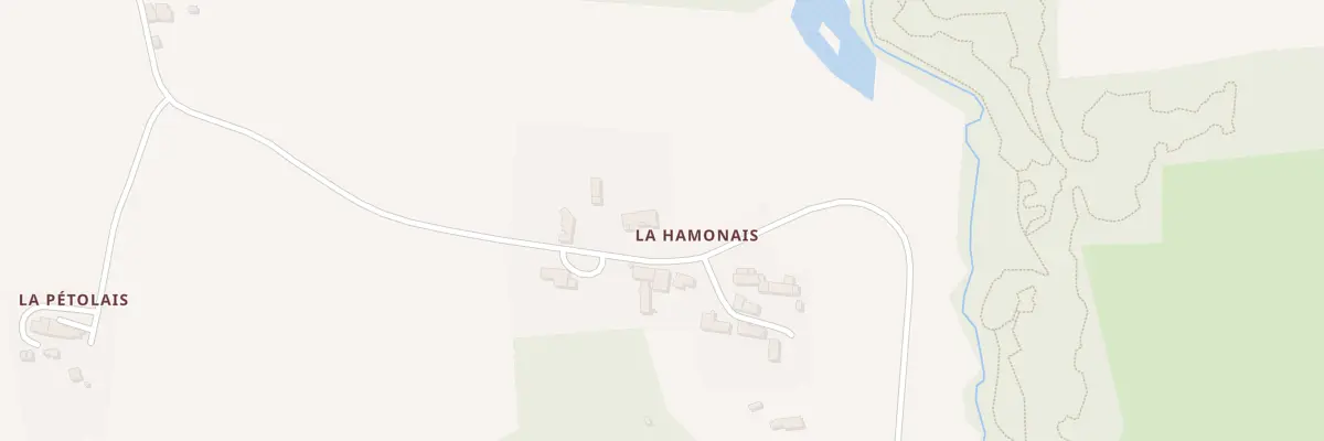 Plan du 5710 La Hamonais à Fay-de-Bretagne