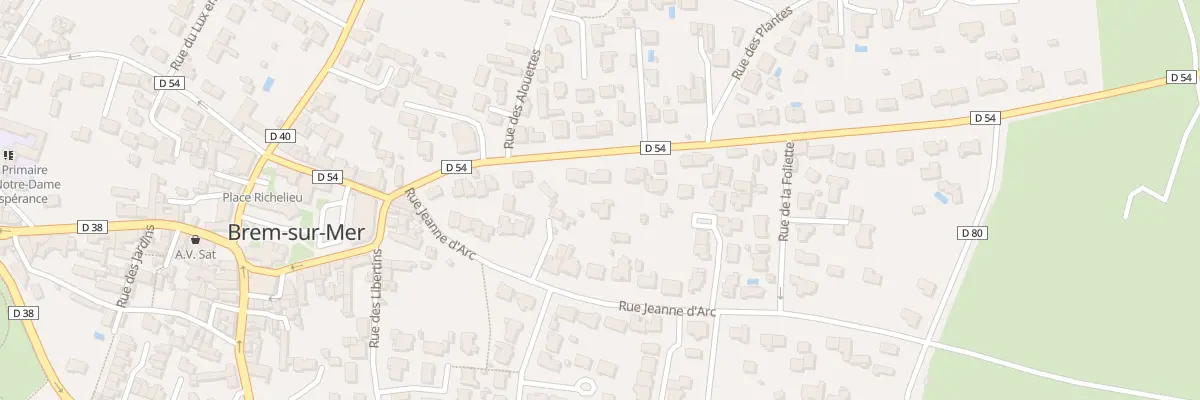 Plan du 21C Rue Mal de Lattre de Tassigny à Brem-sur-Mer