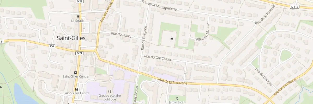 Plan du 1 Rue du Gui Chalet à Saint-Gilles