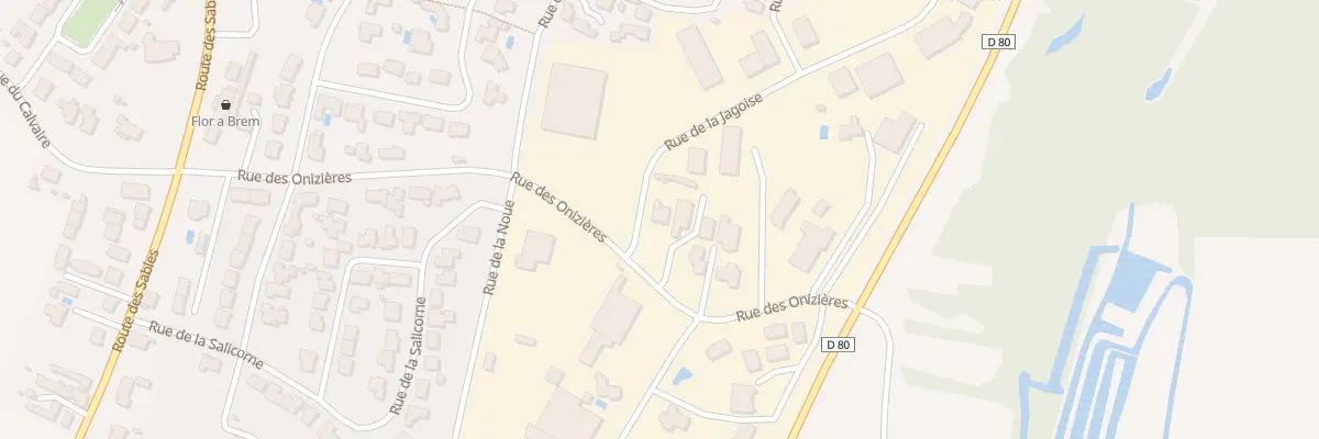 Plan du 25 Rue des onizières à Brem-sur-Mer