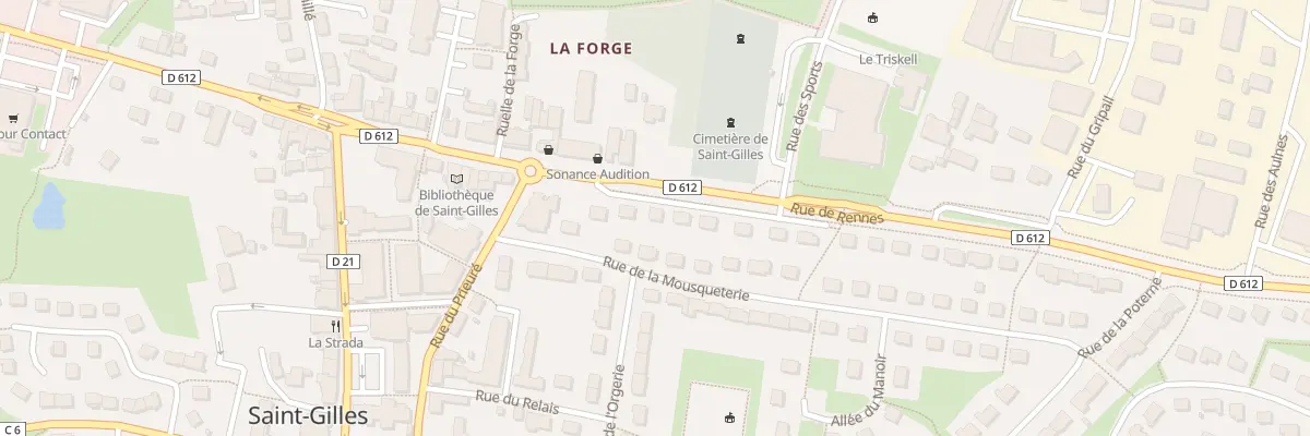 Plan du 22 Rue de Rennes à Saint-Gilles