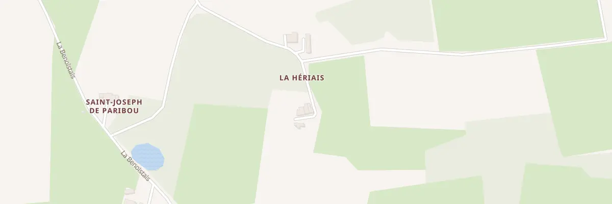 Plan du 5585 La Hériais à Bouvron