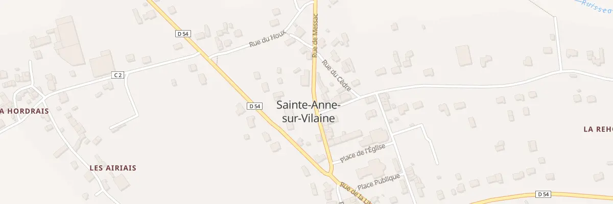 Plan du 1 Rue de Messac à Sainte-Anne-sur-Vilaine