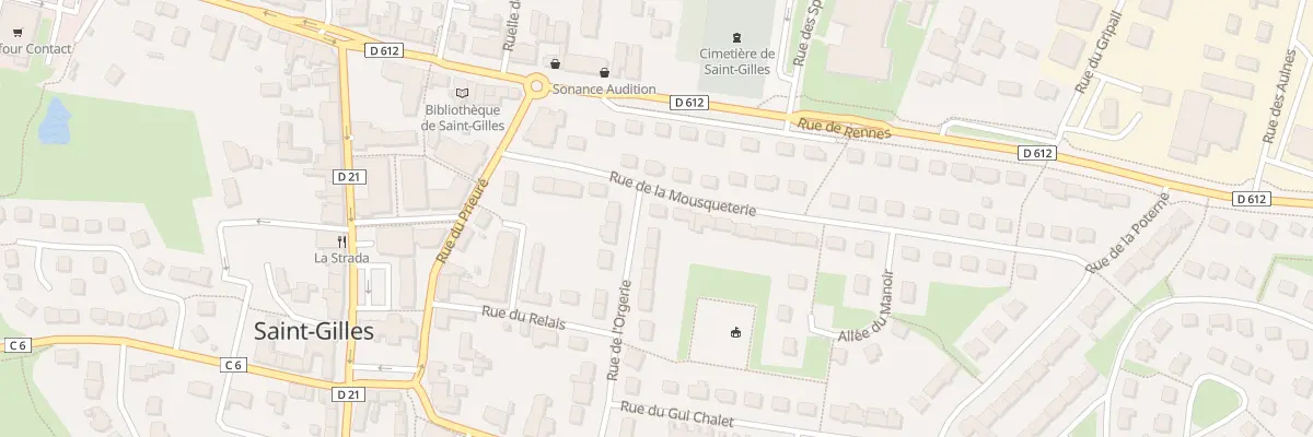 Plan du 8 Rue de la Mousqueterie à Saint-Gilles