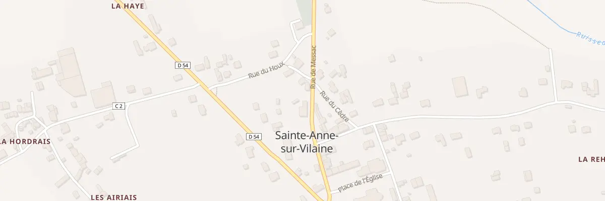 Plan du 3 Rue de Messac à Sainte-Anne-sur-Vilaine