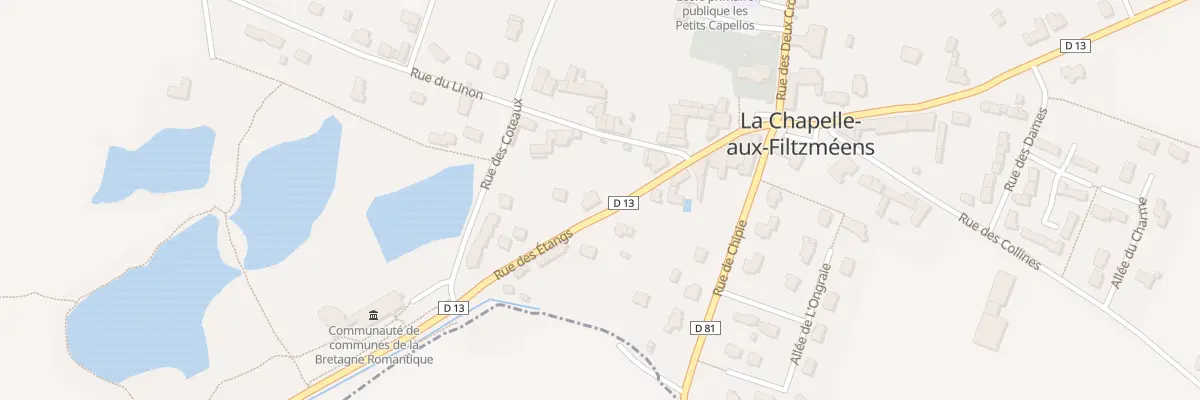 Plan du 8 Rue des Etangs à La Chapelle-aux-Filtzméens