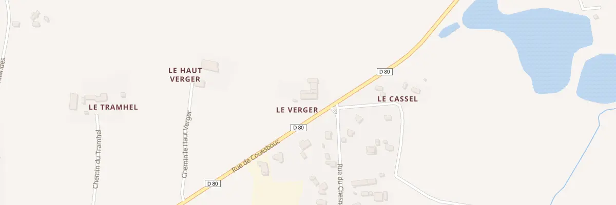 Plan du 5011 Le Verger à Saint-Gondran