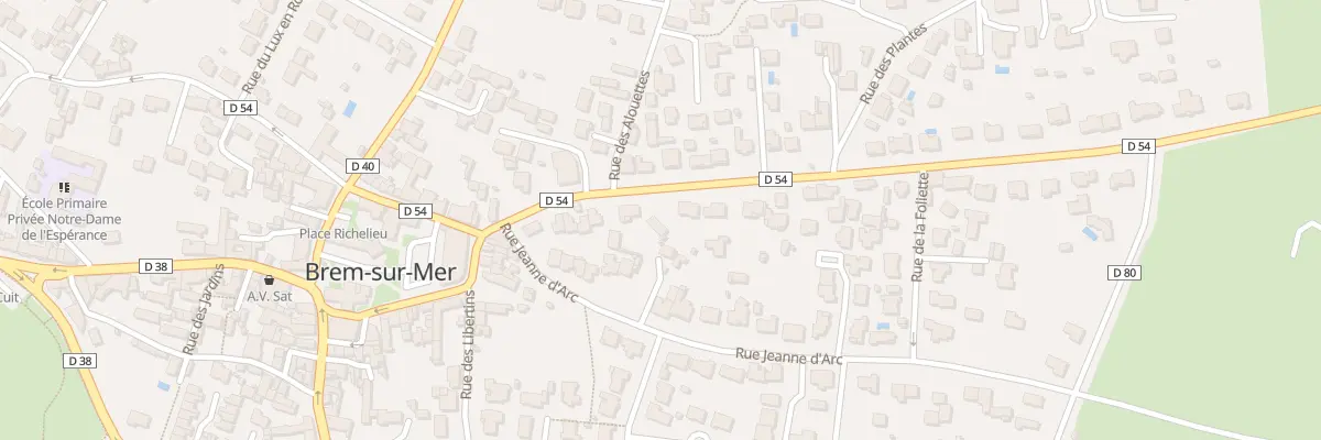 Plan du 21A Rue Mal de Lattre de Tassigny à Brem-sur-Mer