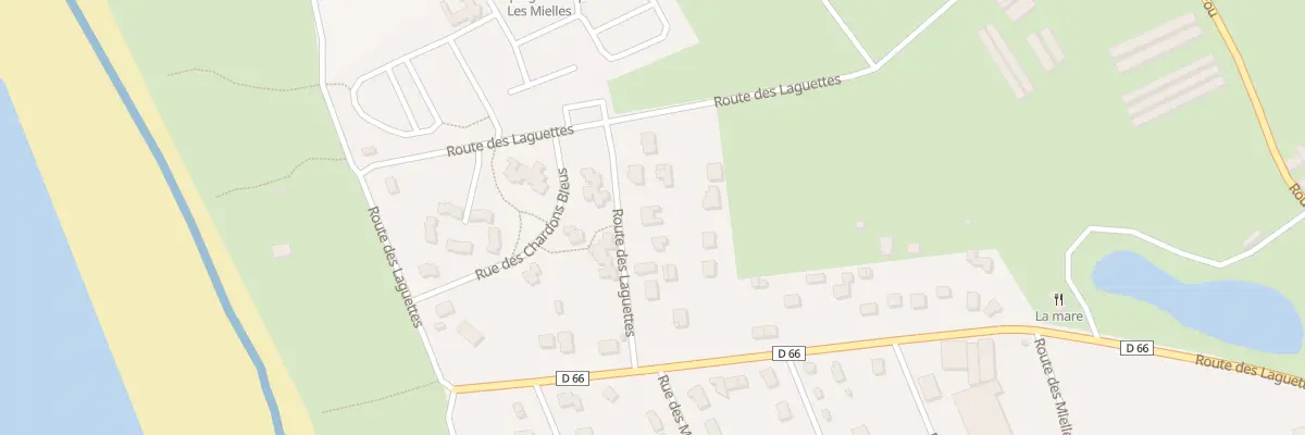 Plan du 72B Rte des Laguettes à Surtainville