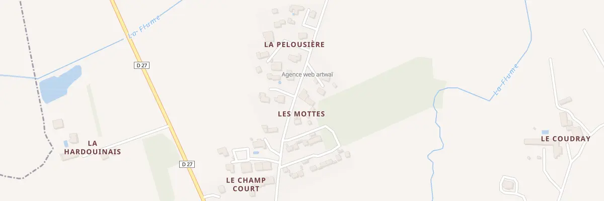 Plan du 350 Rte des Pommiers à Langouet