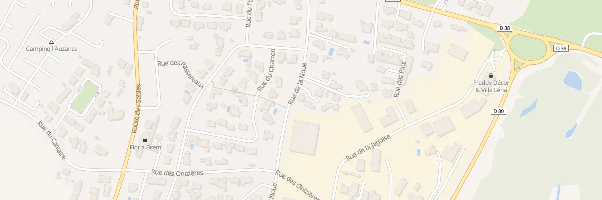 Plan du 2 Rue du tanneur à Brem-sur-Mer
