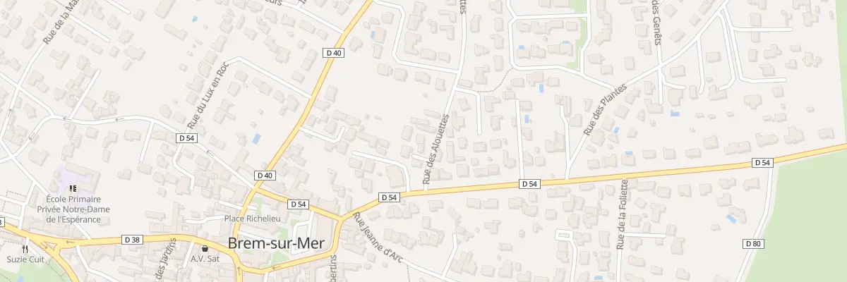 Plan du 5 Rue des alouettes à Brem-sur-Mer