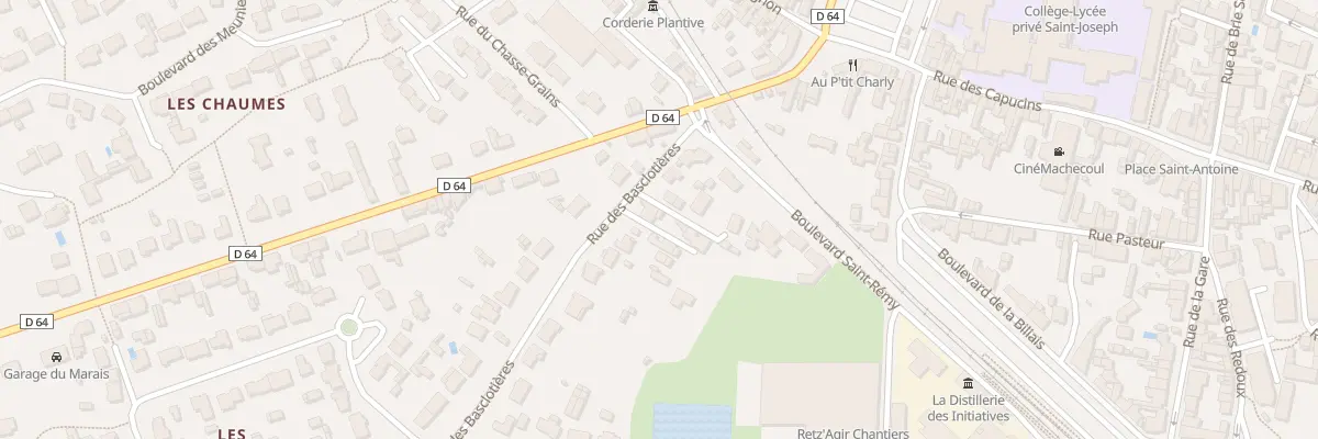 Plan du 5 Rue des Basclotières à Machecoul-Saint-Même