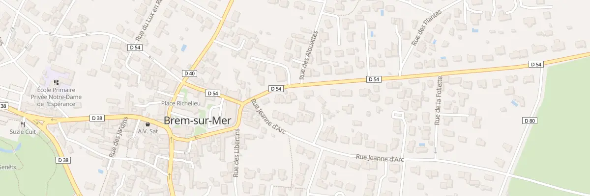 Plan du 19D Rue Mal de Lattre de Tassigny à Brem-sur-Mer