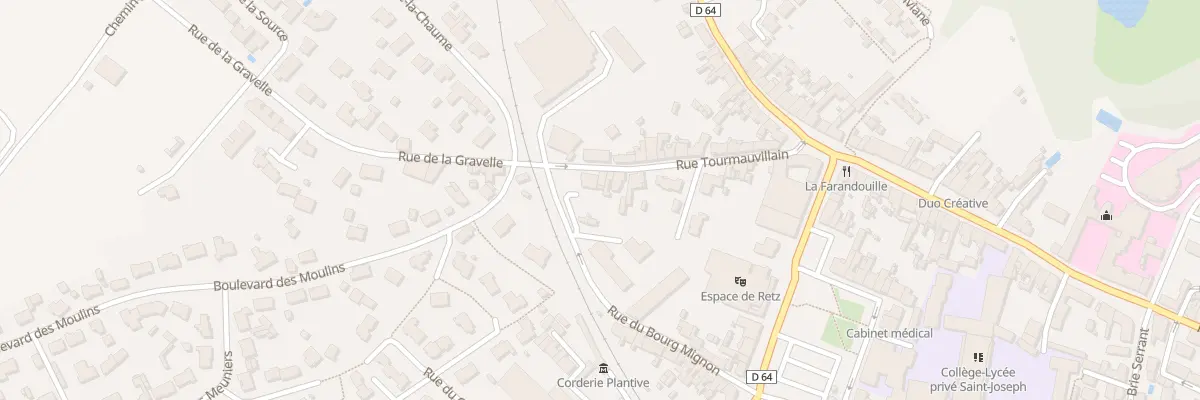 Plan du 23 Rue Tourmauvilain à Machecoul-Saint-Même