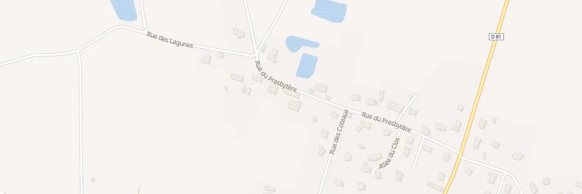 Plan du 5007 Rue du Presbytère à La Chapelle-aux-Filtzméens