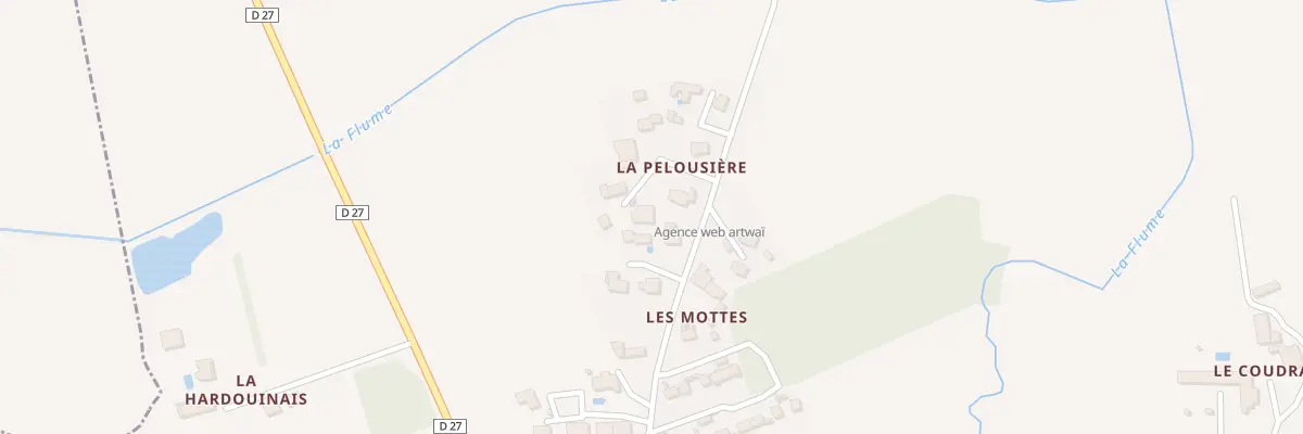 Plan du 601 Rte des Pommiers à Langouet