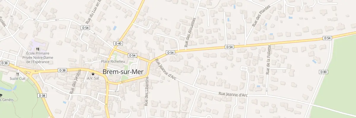 Plan du 19C Rue Mal de Lattre de Tassigny à Brem-sur-Mer