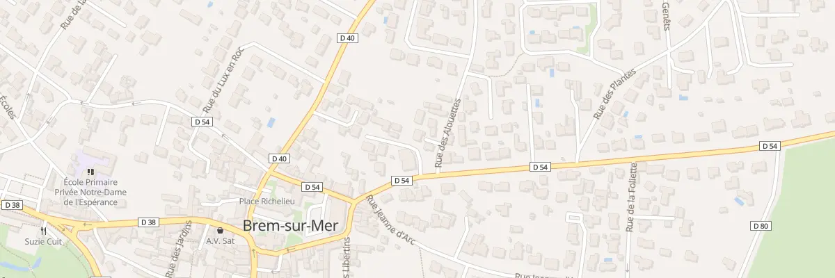 Plan du 3 Rue des alouettes à Brem-sur-Mer