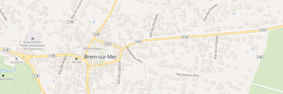 Plan du 19B Rue Mal de Lattre de Tassigny à Brem-sur-Mer
