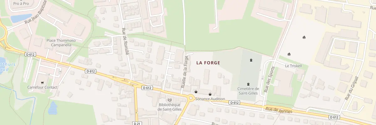 Plan du 25 Rue de Rennes à Saint-Gilles