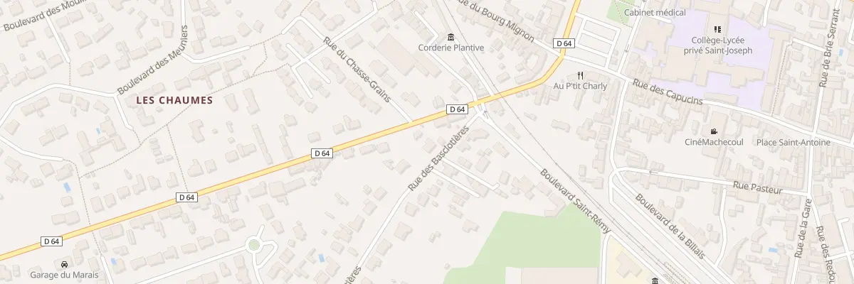 Plan du 6 Rue des Basclotières à Machecoul-Saint-Même